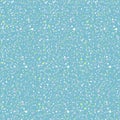 Snowfall or paint splatter on blue background